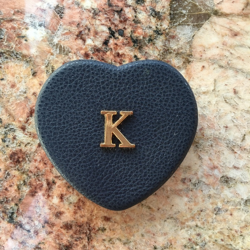 Navy Blue Small Compact Mirror
